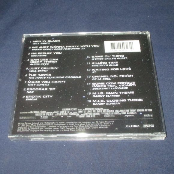 Men In Black: The Album (MIB Original Soundtrack, CD, 1997, Various Artists) - Picture 3 of 3